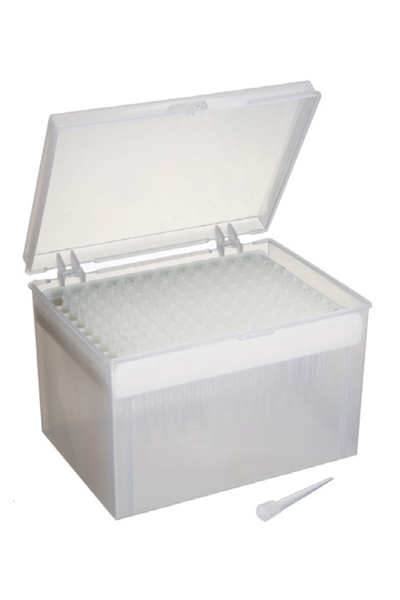Pipette tips in rack, for Eppendorf, sterile